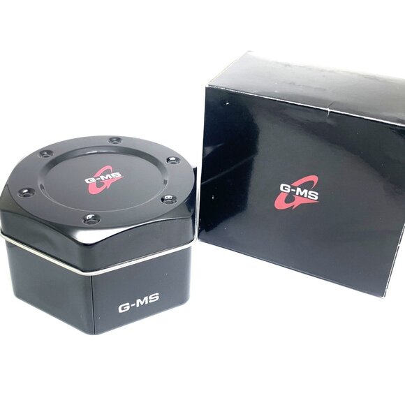 Casio Watch Box G-MS Presentation Black Cardboard Tin Display Gift Empty - Picture 2 of 7